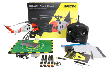 25357 UH-60L Black Hawk Coastguard Brushless Helikopter 4-Kanal 6G RTF